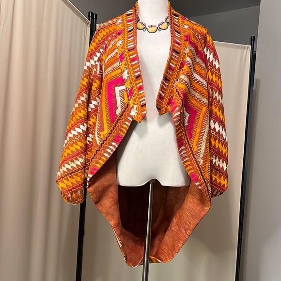Multi-Color Cacoon Jacket - Picture 5 of 10